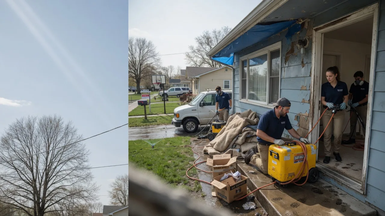 Basement Flood Cleanup in Blacksville, WV near me